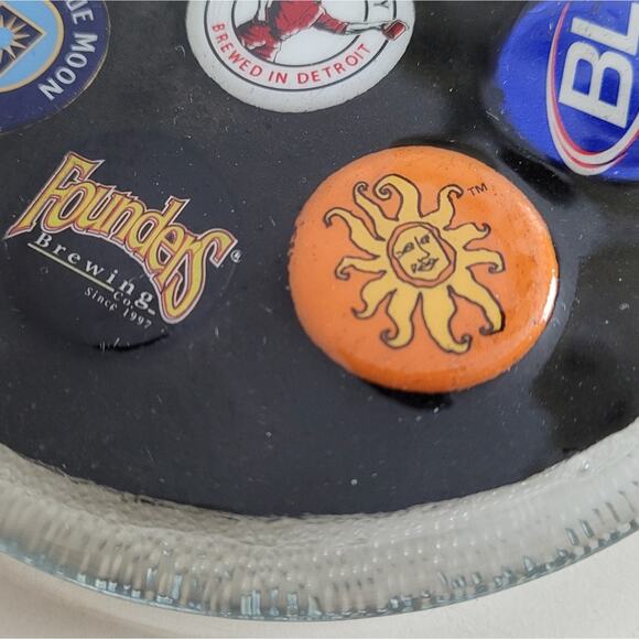 Bottle Cap Resin Beer 5" Coaster for Dudes & Dudettes That Like Their Brew - Picture 9 of 11